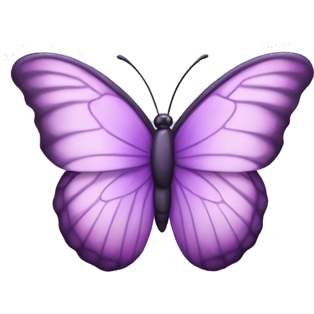   purple butterfly emoji