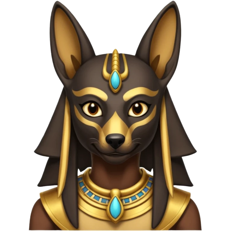 Anubis with 3 tails emoji