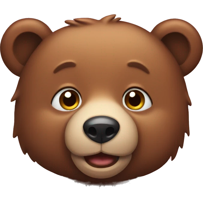 Cute bear emoji