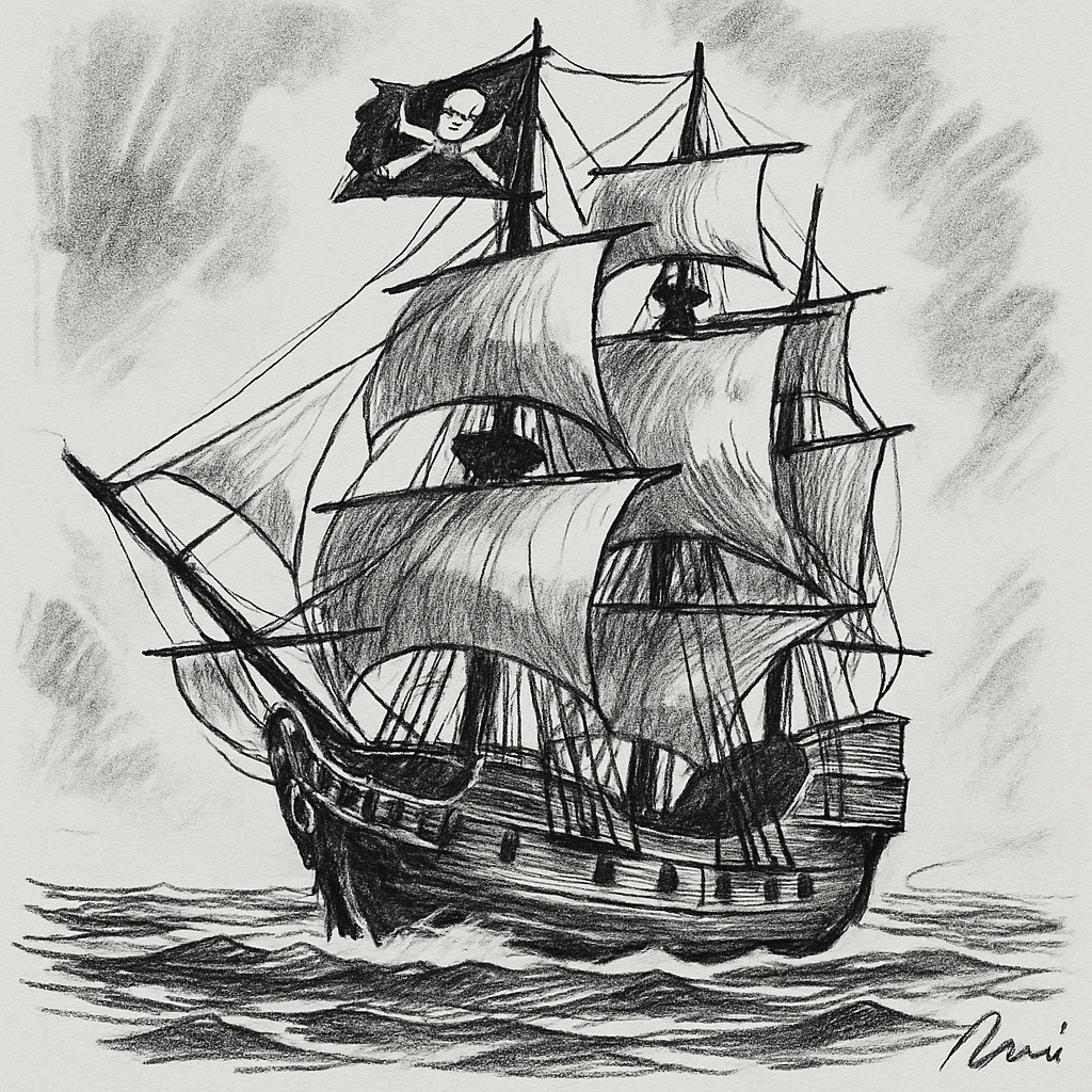 pirate ship emoji