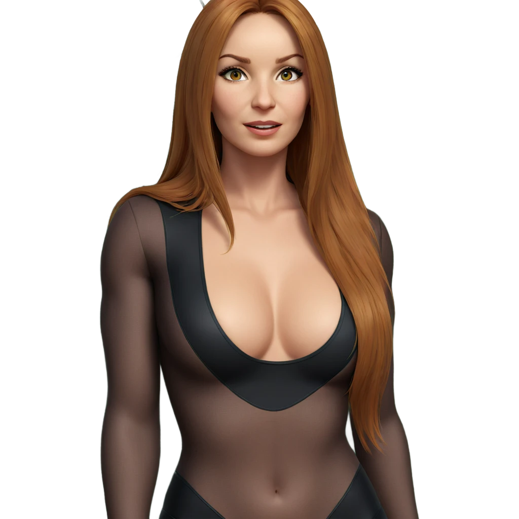 realistic bodysuit girl portrait emoji