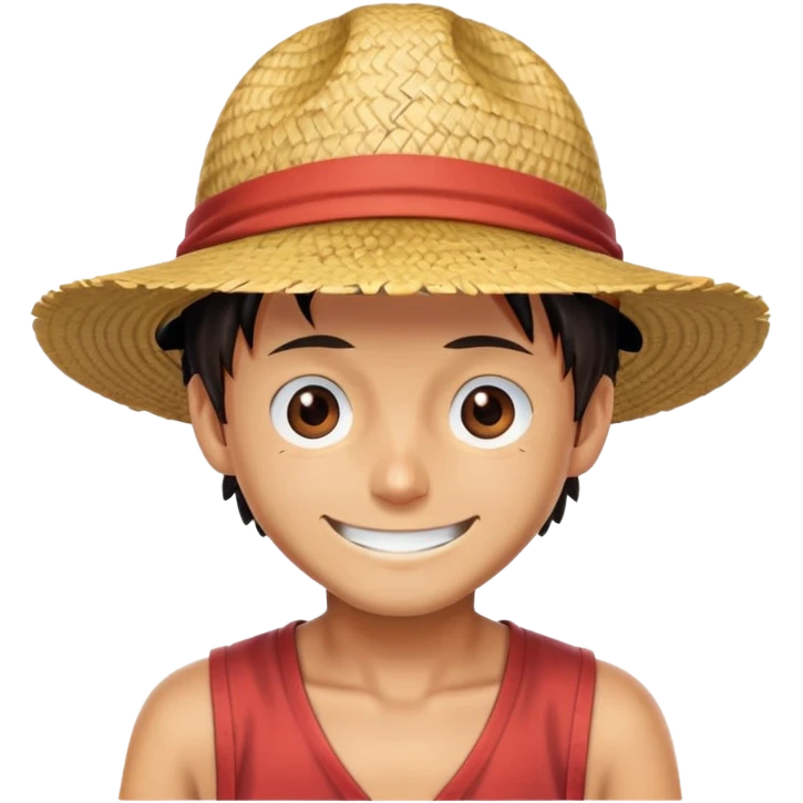Luffy cheering  emoji