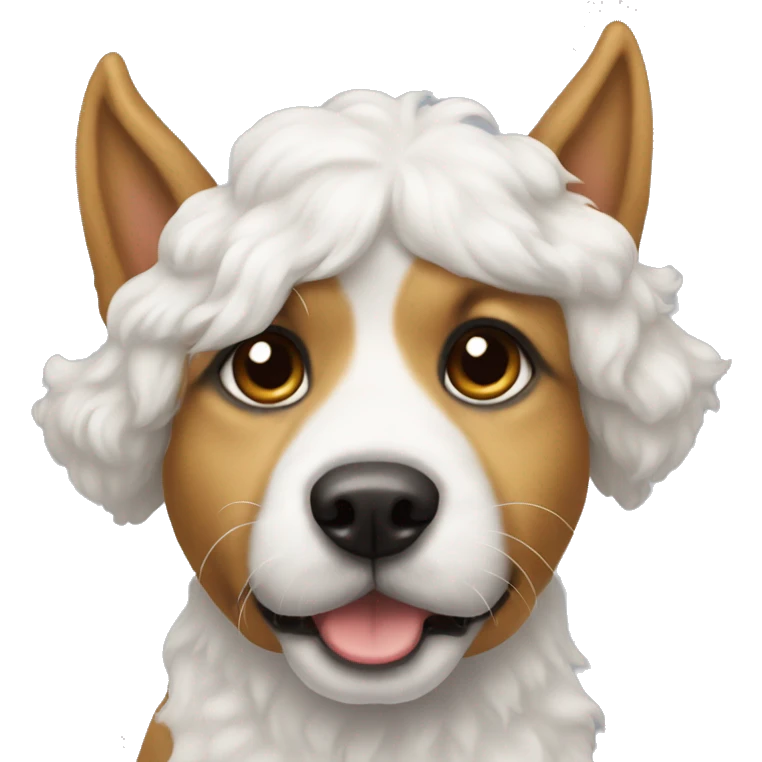 Christas dog emoji