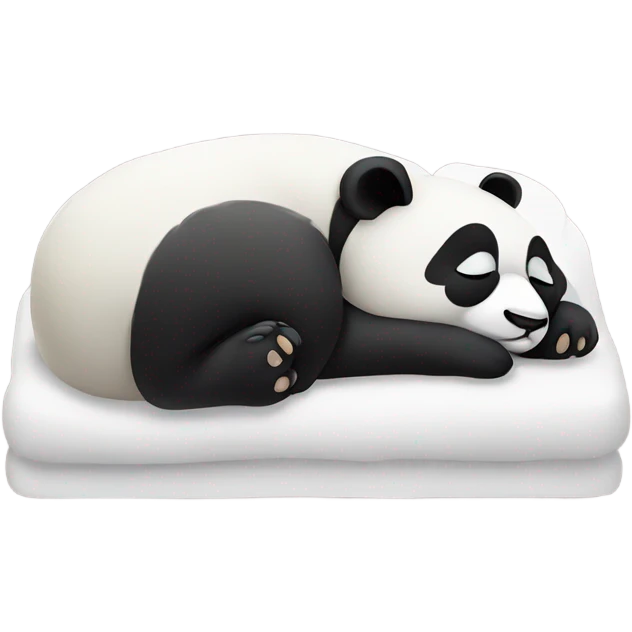 Panda sleeping  emoji