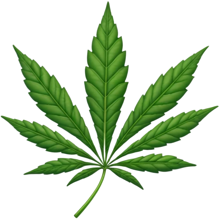 Weed leaf emoji