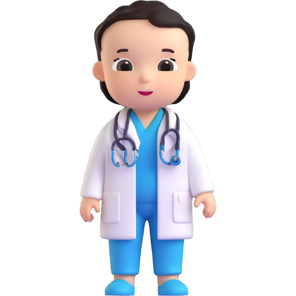 baby dressed as a doctor emoji