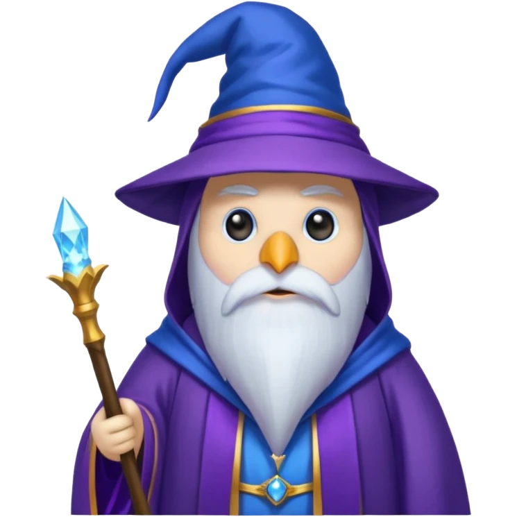 Penguin Wizard emoji