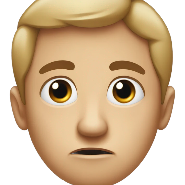 Worried  emoji
