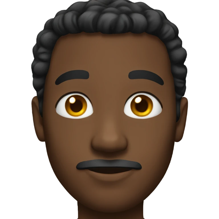 Black man emoji