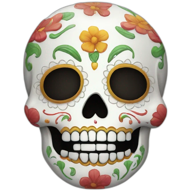 Sugar skull emoji
