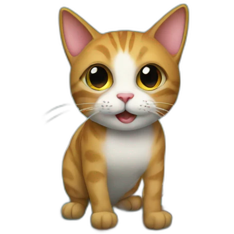 Cat on a surfboard emoji