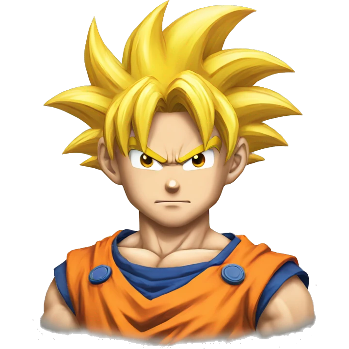 Goku from dragon ball z emoji