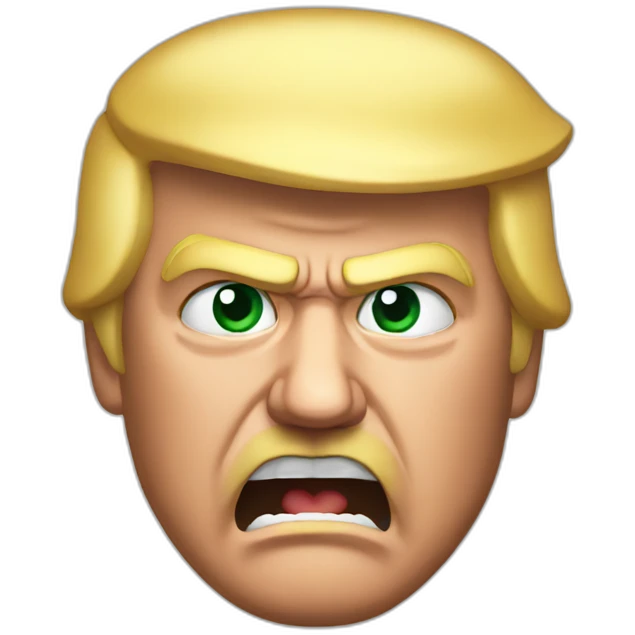 Angry trump emoji