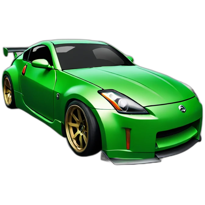 350z drift tuning green emoji
