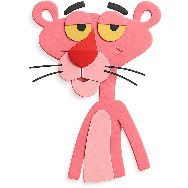 pink panther emoji
