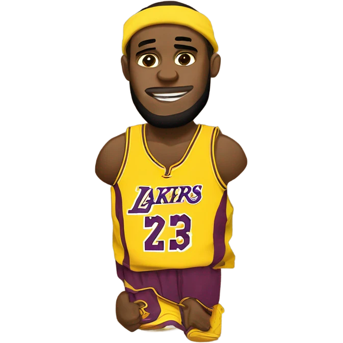 yellow lebron james emoji