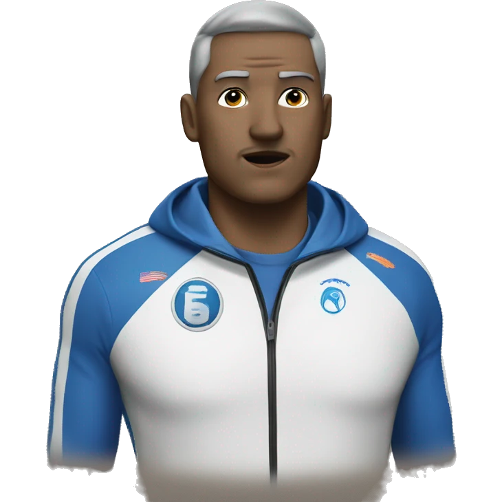 coach esport with whistle facing forward emoji