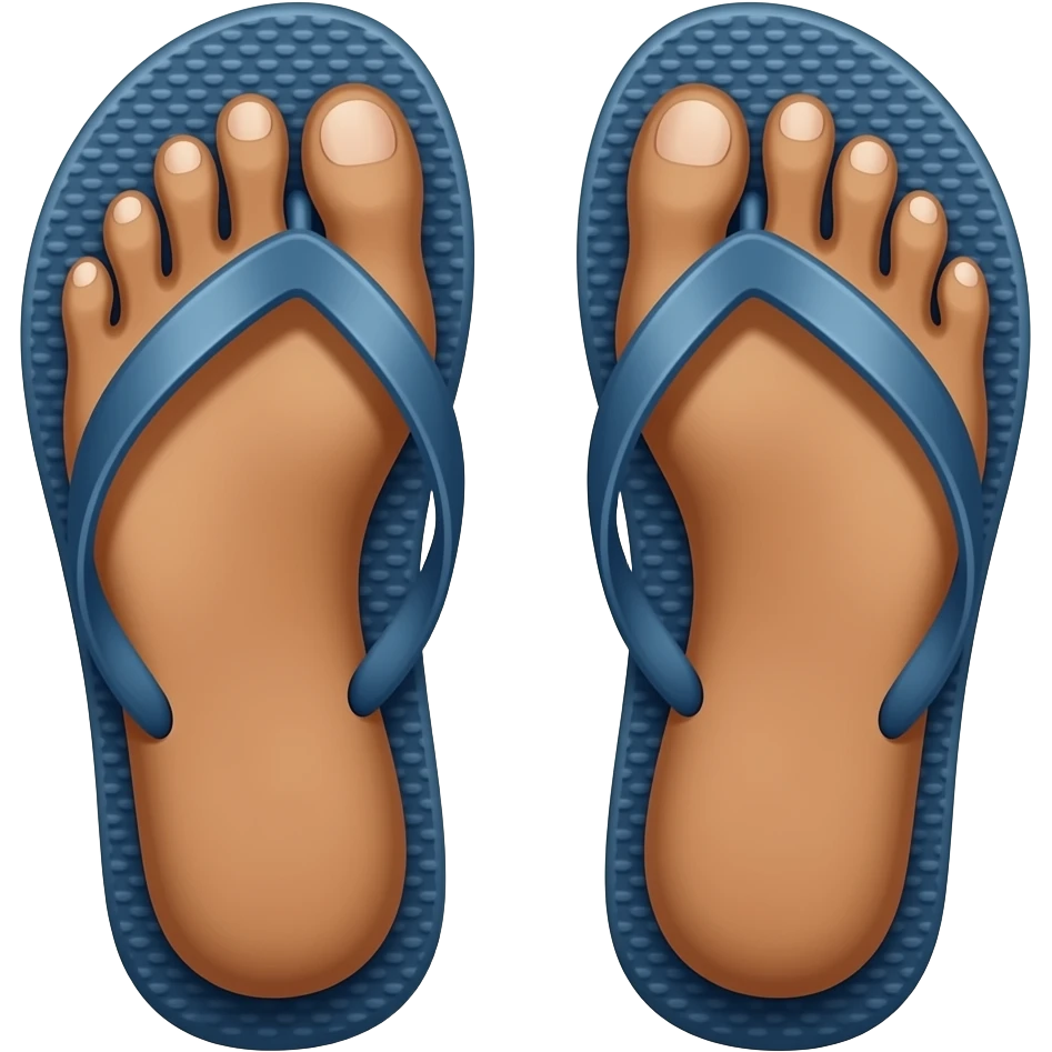 Obama feet in flip flops emoji