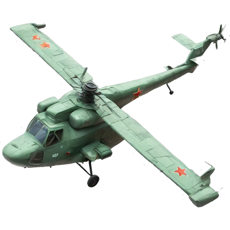 soviet era fighter helicopter emoji