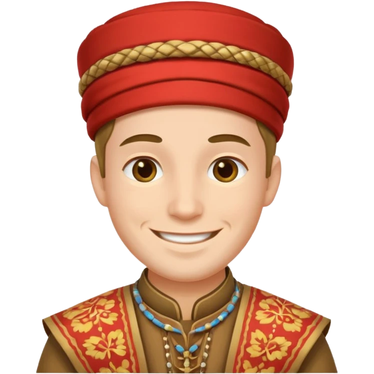 A guy with traditional clothes from midsummer festival  emoji