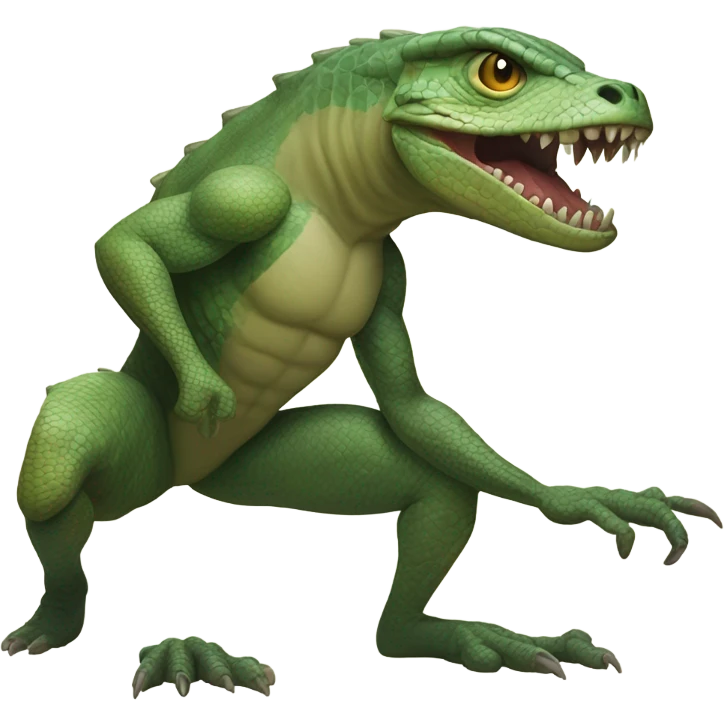 Lizard person emoji
