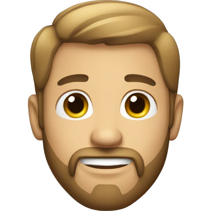 Handsome male, Small beard on the chin emoji
