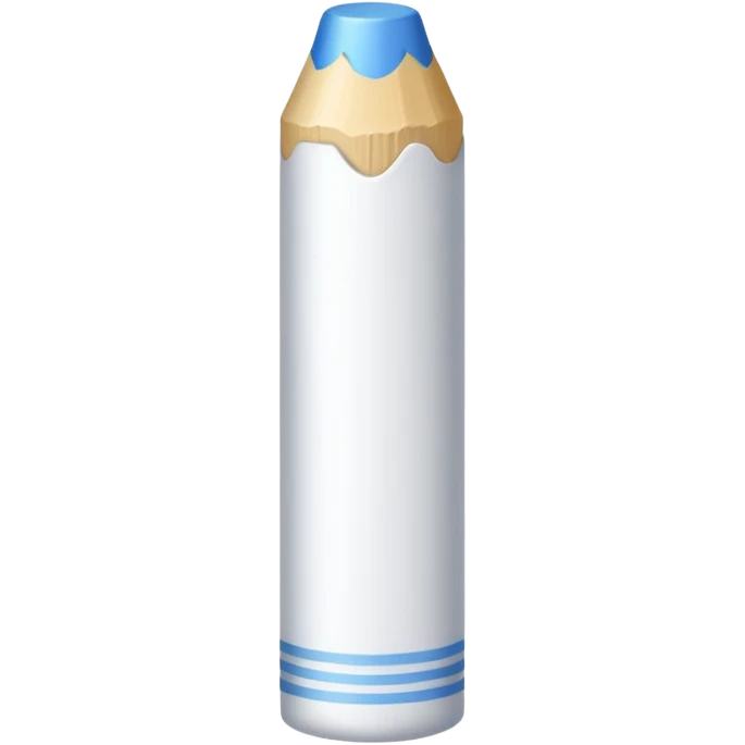 white crayon emoji