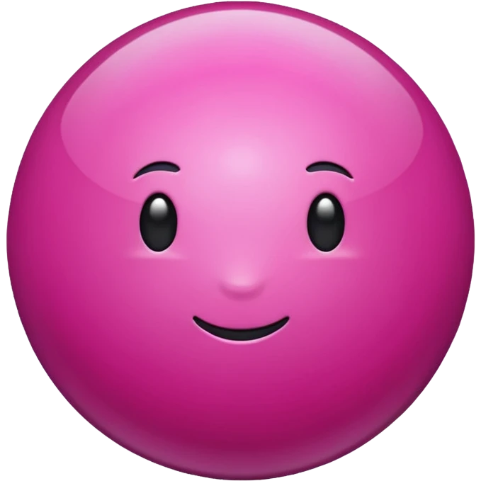 magenta sphere. emoji