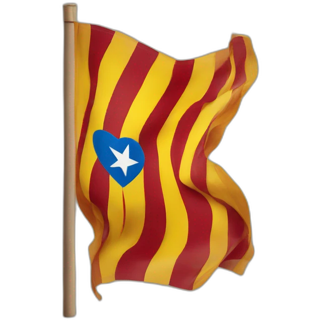 Independent catalan flag emoji