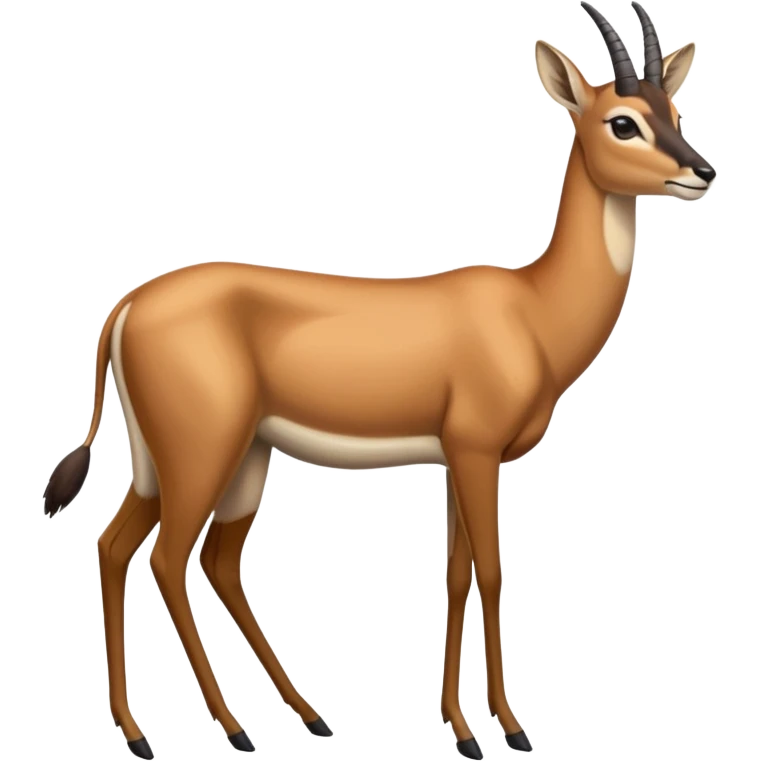 Antelope-Impala-Gazelle-hybrid, full body emoji