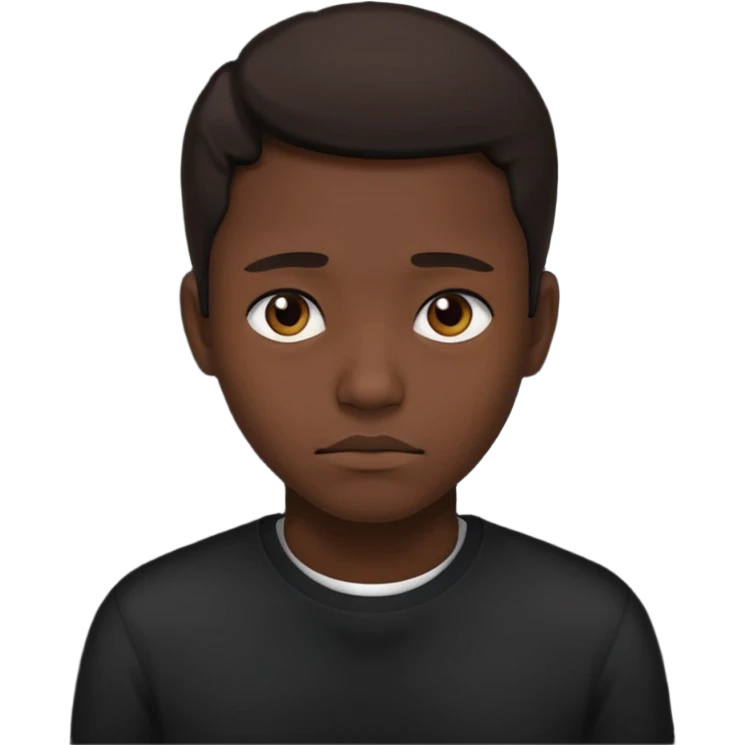 Lonely darck emoji