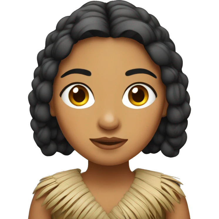 Maori woman emoji