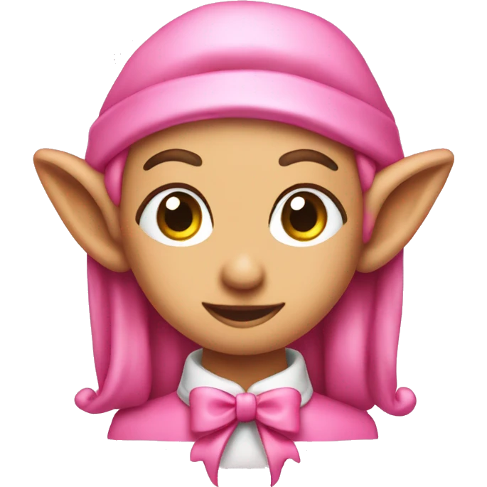 pink elf bar with bow on it emoji