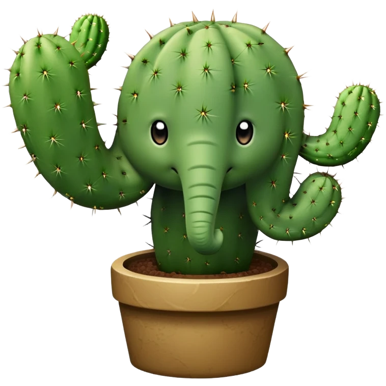 Elephant cactus emoji