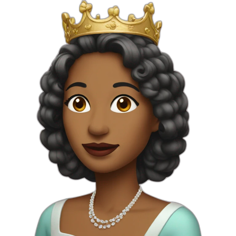 Thé queen emoji