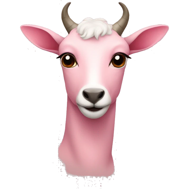 Cabra rosa emoji