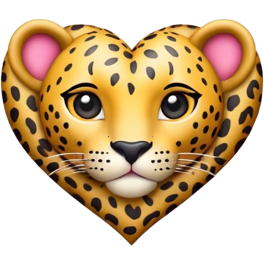 leopard heart emoji
