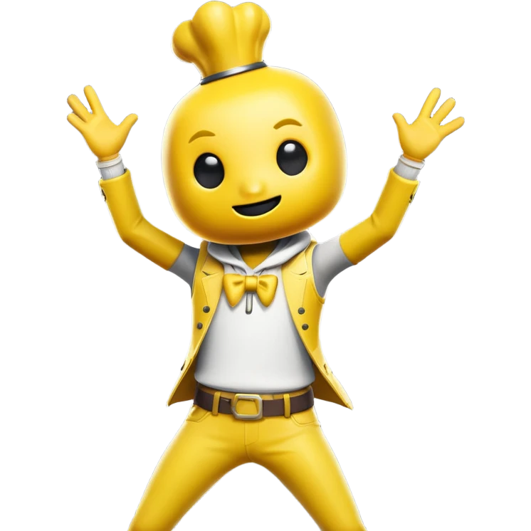 peely from fortnite twerking emoji