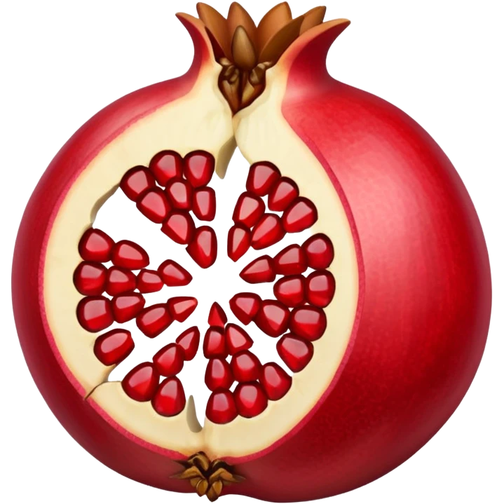 Cracked open Pomegranate emoji emoji