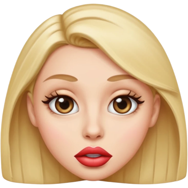 femlae with big lips more big  emoji