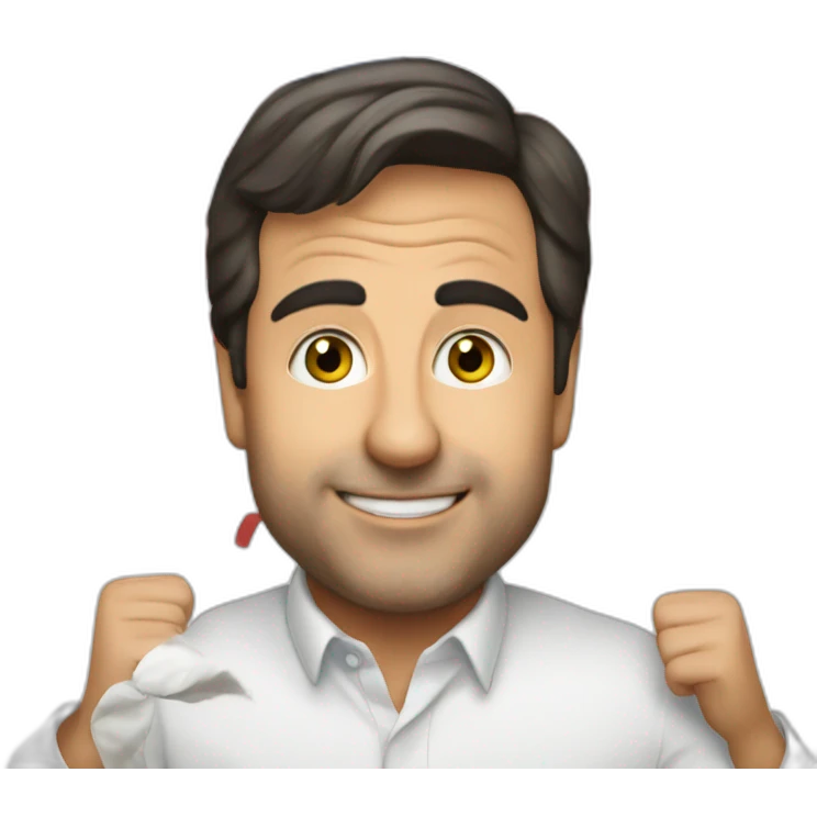 Sergio Massa winning election emoji