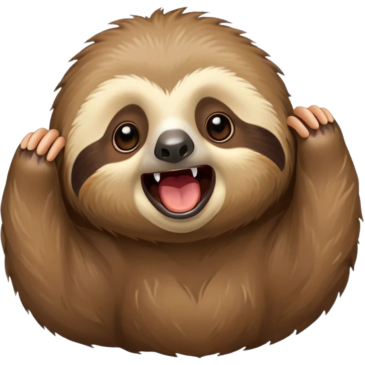 I want a cute Sloth screaming « Motivation ! » emoji