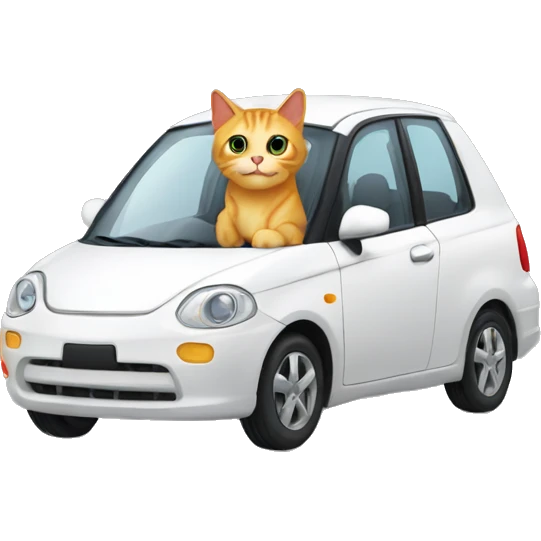Cat car emoji