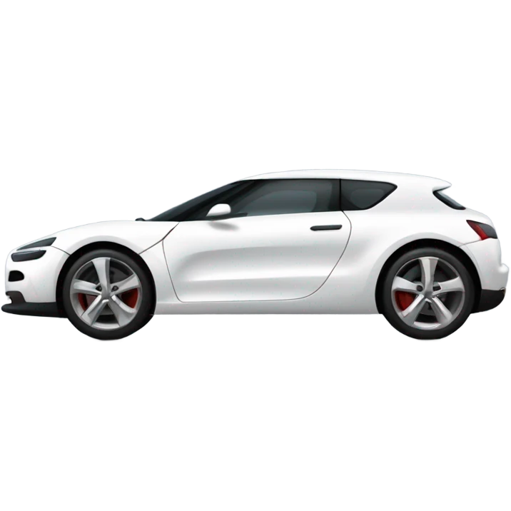 White Citroën GT car  emoji