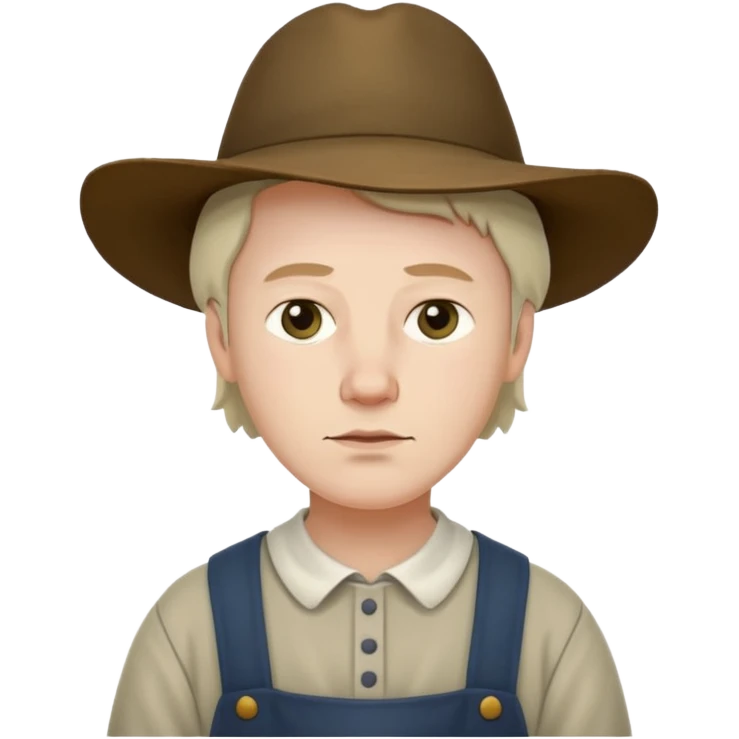 Puritan farmer male emoji