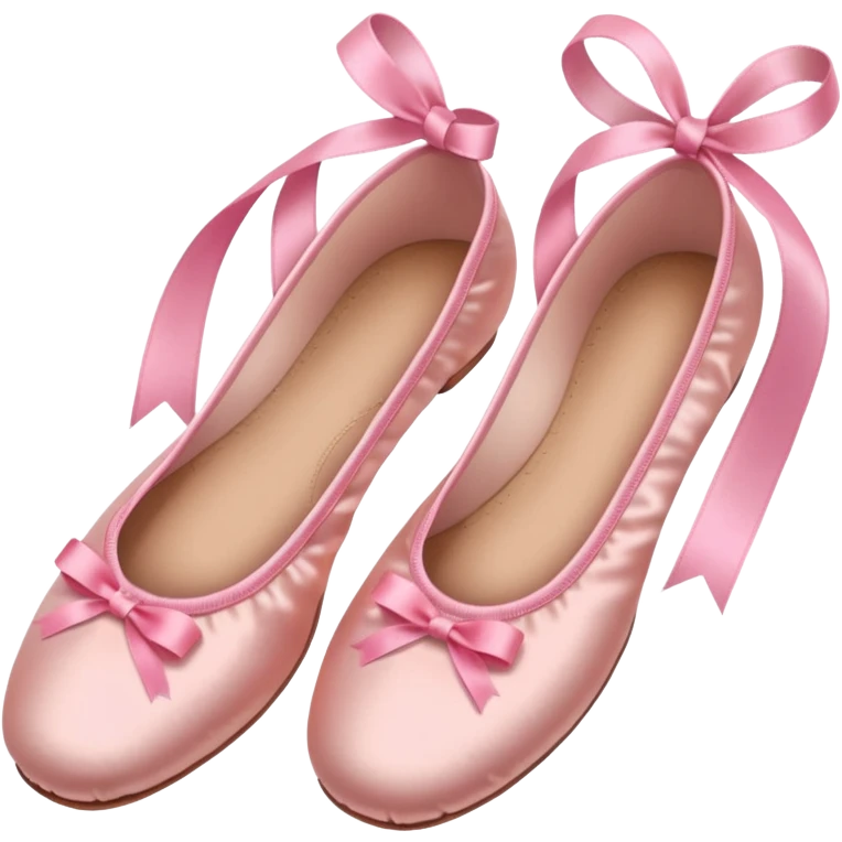 Pink ballet shoes emoji