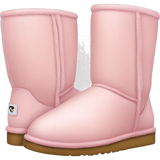 light pink uggs emoji