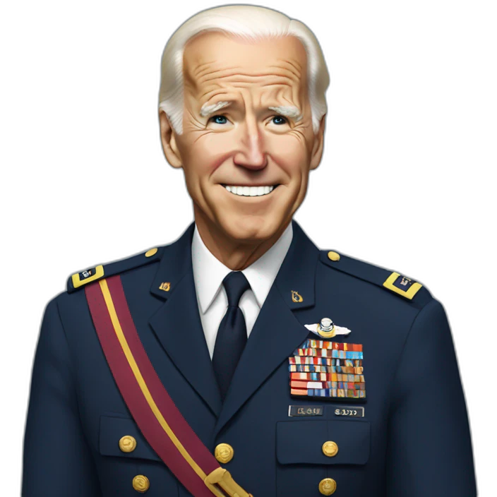 Biden in General uniform emoji
