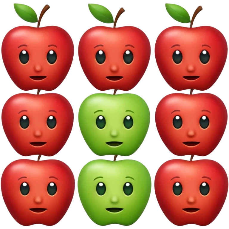 apple heads  emoji