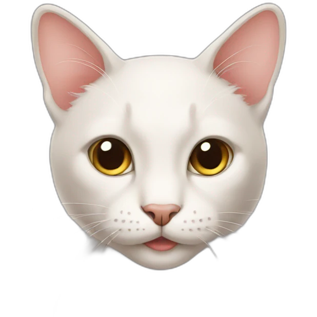 Naked cat emoji